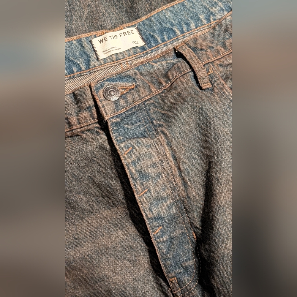 NWT* - We The Free Barrel Jeans - Mid Rise - Lost In The Desert - Size 32 - Picture 12 of 16